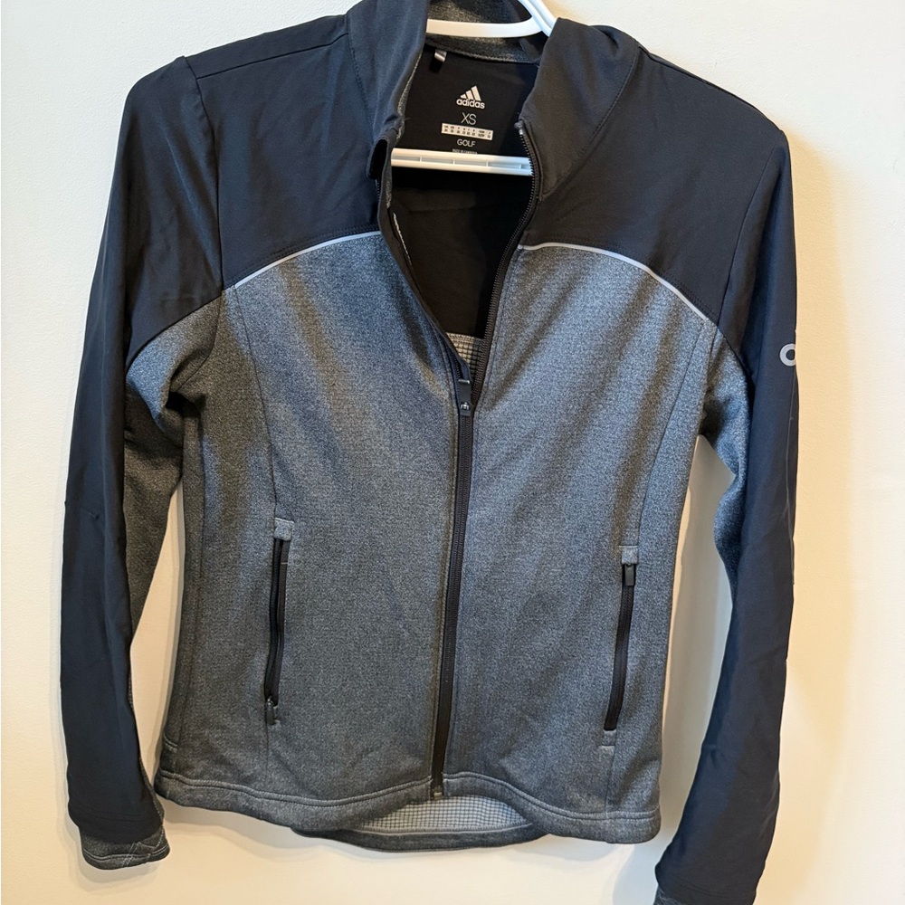 Adidas Two-Tone Black and Gray Jacket